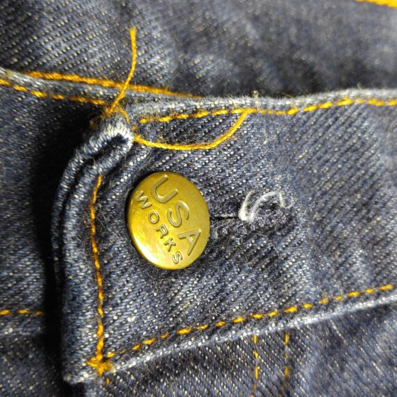 USA Works Straight Jeans Men's 50x30 B907 - Picture 4 of 6